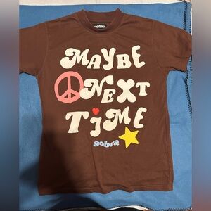 Sobra Worldwide clothing brown shirt Tsize M